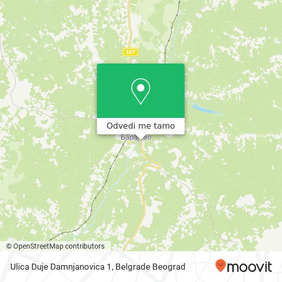 Ulica Duje Damnjanovica 1 mapa