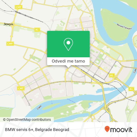 BMW servis 6+ mapa