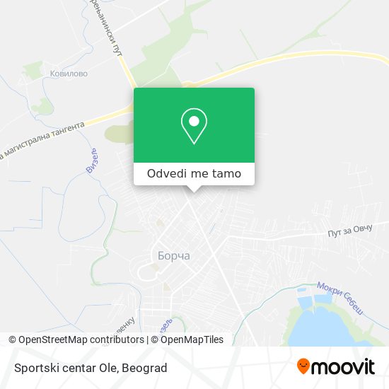 Sportski centar Ole mapa