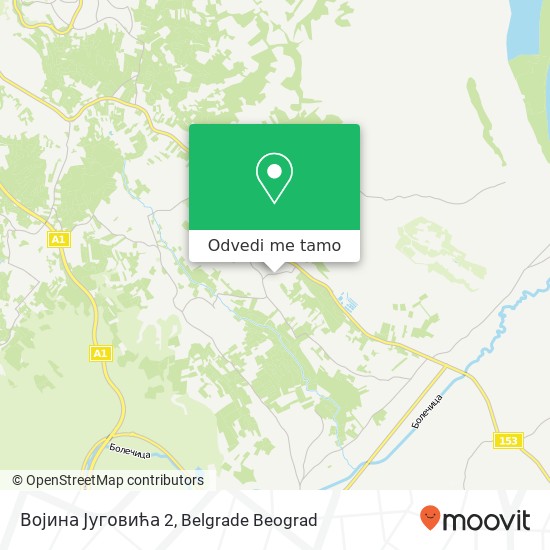 Војина Југовића 2 mapa