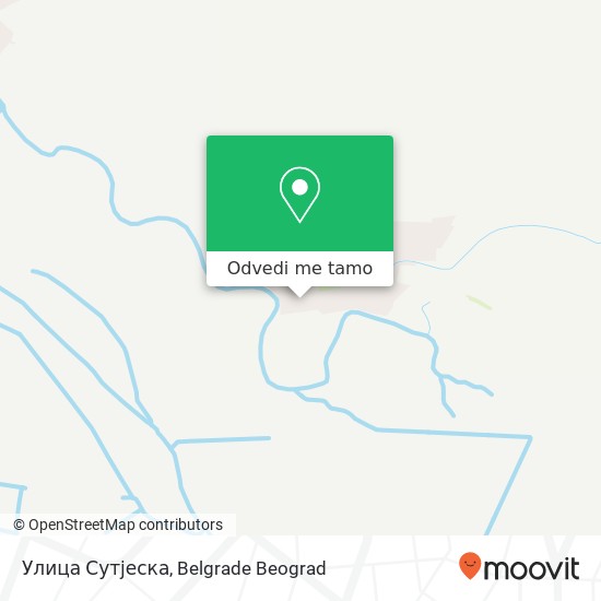 Улица Сутјеска mapa