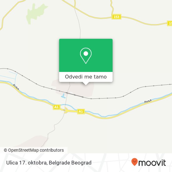 Ulica 17. oktobra mapa