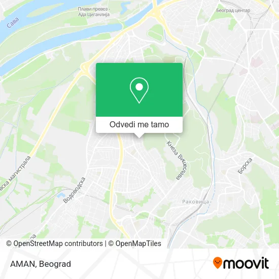 AMAN mapa