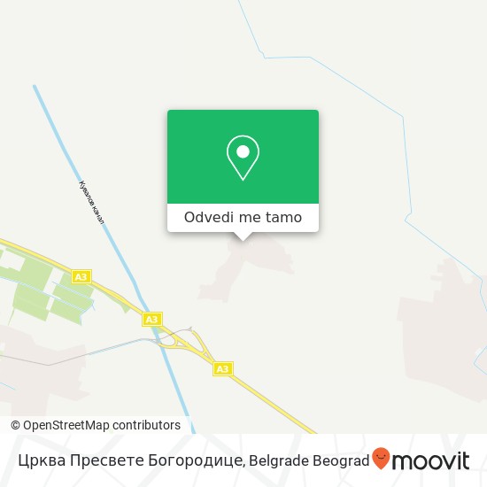 Црква Пресвете Богородице mapa