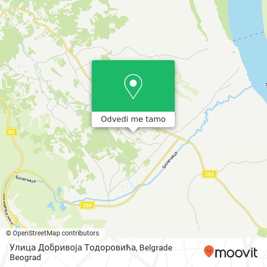 Улица Добривоја Тодоровића mapa