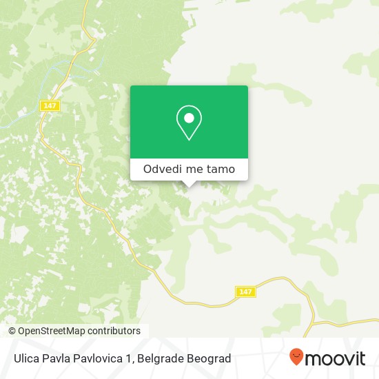 Ulica Pavla Pavlovica 1 mapa