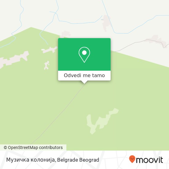 Музичка колонија mapa