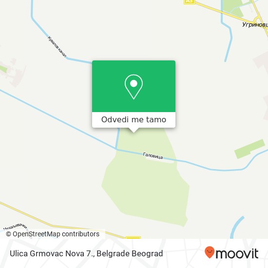 Ulica Grmovac Nova 7. mapa