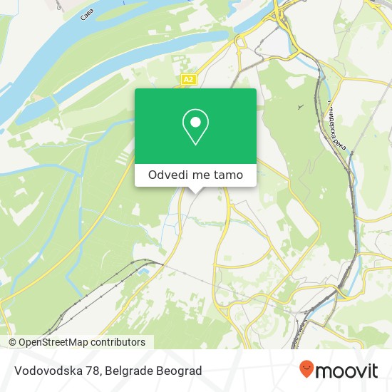 Vodovodska 78 mapa