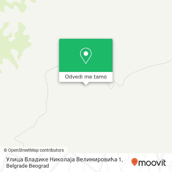 Улица Владике Николаја Велимировића 1 mapa