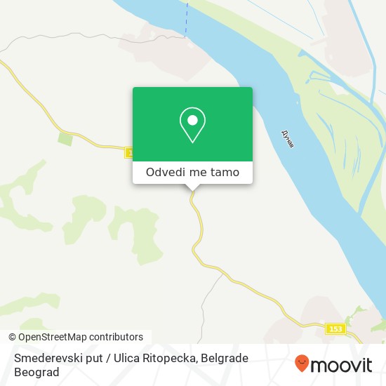 Smederevski put / Ulica Ritopecka mapa