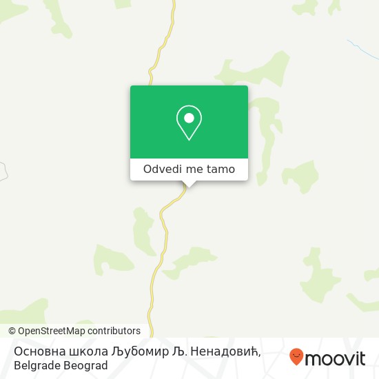 Основна школа Љубомир Љ. Ненадовић mapa