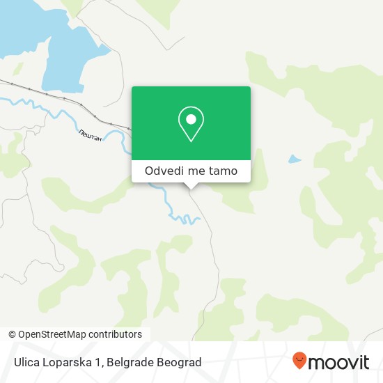 Ulica Loparska 1 mapa