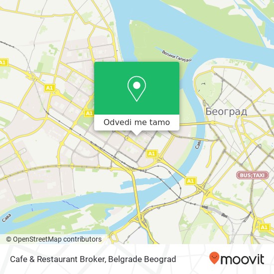 Cafe & Restaurant Broker mapa