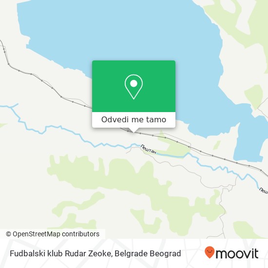 Fudbalski klub Rudar Zeoke mapa