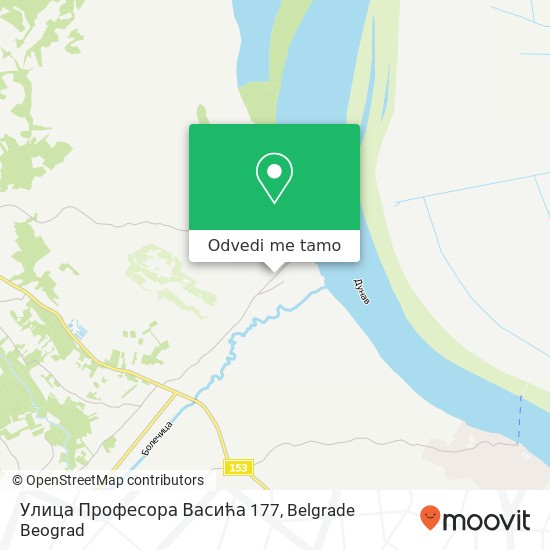 Улица Професора Васића 177 mapa