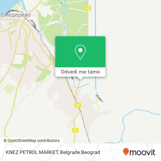 KNEZ PETROL MARKET mapa