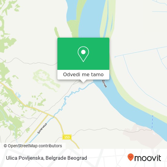 Ulica Povljenska mapa