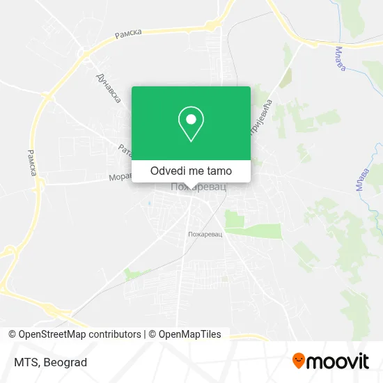 MTS mapa