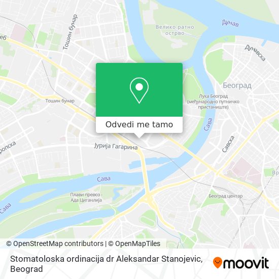 Stomatoloska ordinacija dr Aleksandar Stanojevic mapa