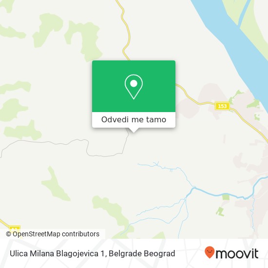 Ulica Milana Blagojevica 1 mapa