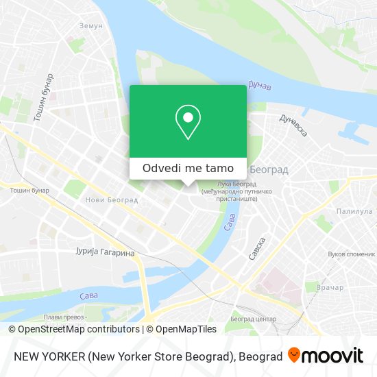 NEW YORKER (New Yorker Store Beograd) mapa
