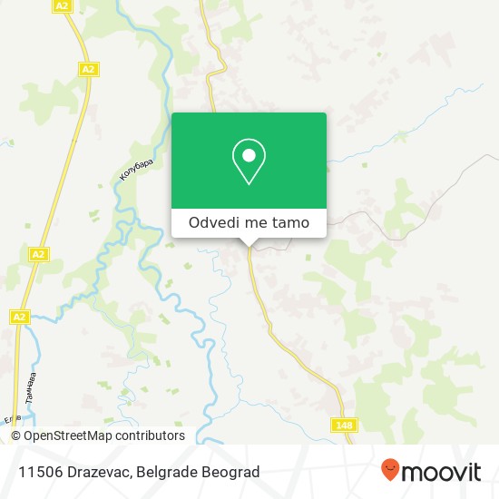 11506 Drazevac mapa