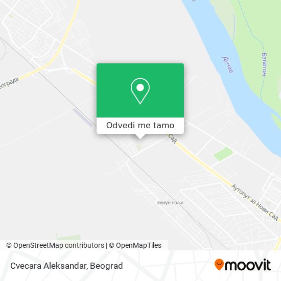 Cvecara Aleksandar mapa