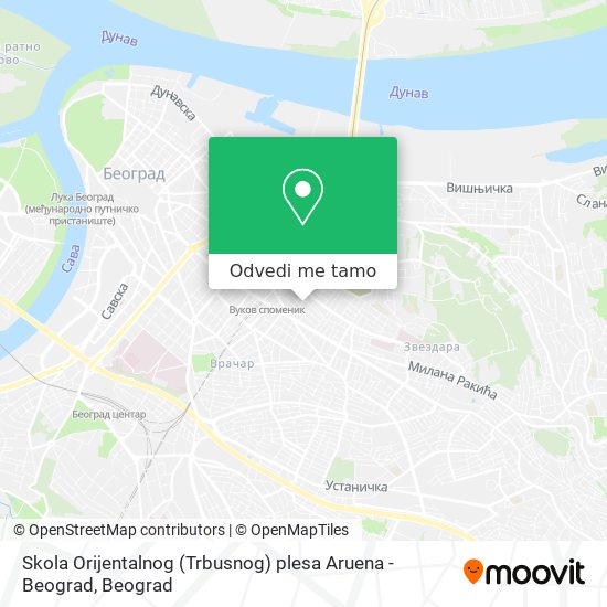 Skola Orijentalnog (Trbusnog) plesa Aruena - Beograd mapa