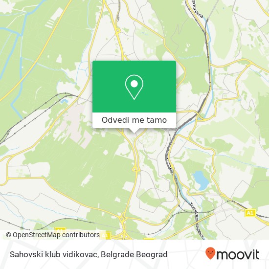 Sahovski klub vidikovac mapa