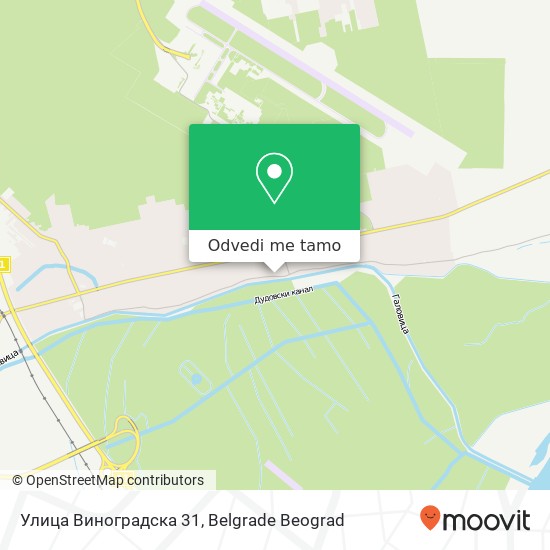 Улица Виноградска 31 mapa