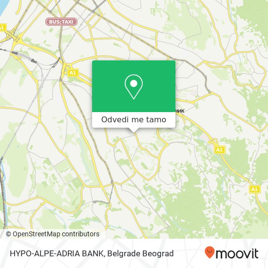 HYPO-ALPE-ADRIA BANK mapa