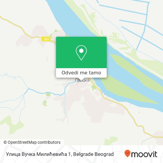 Улица Вучка Милићевића 1 mapa