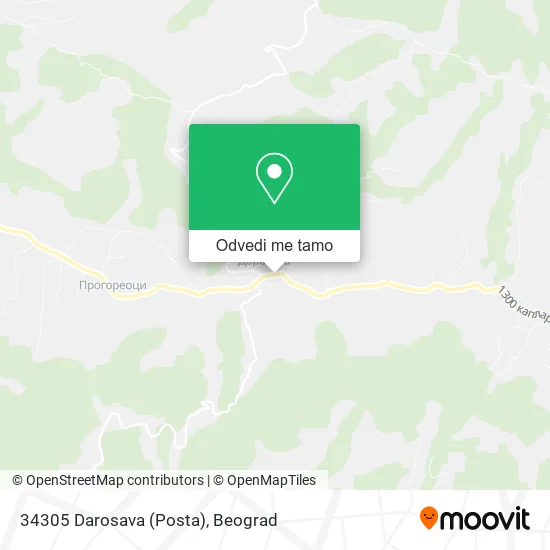 34305 Darosava (Posta) mapa