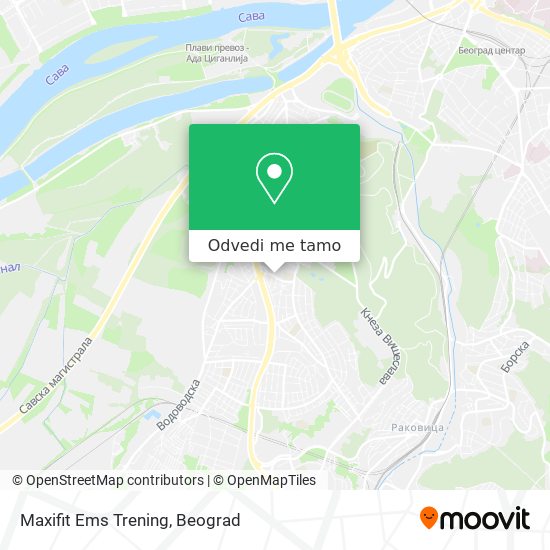 Maxifit Ems Trening mapa