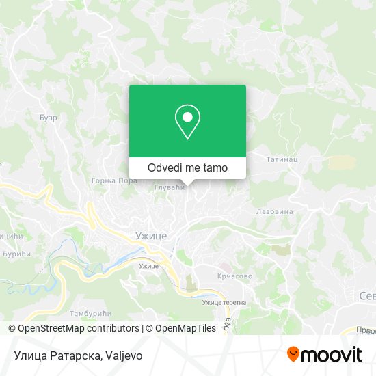 Улица Ратарска mapa