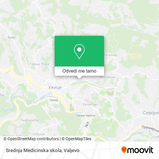 Srednja Medicinska skola mapa