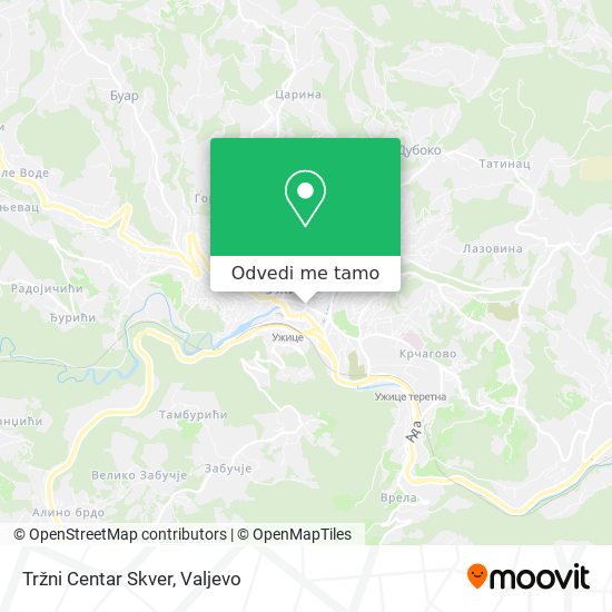 Tržni Centar Skver mapa