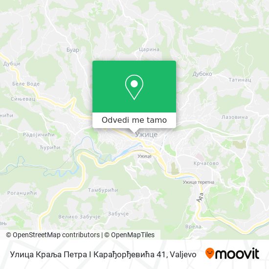 Улица Краља Петра I Карађорђевића 41 mapa