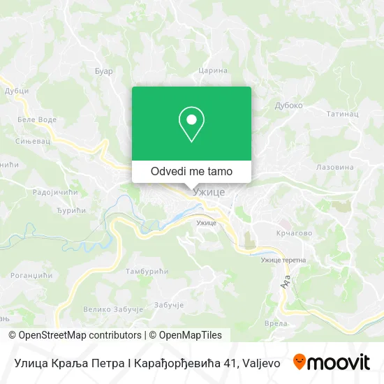 Улица Краља Петра I Карађорђевића 41 mapa