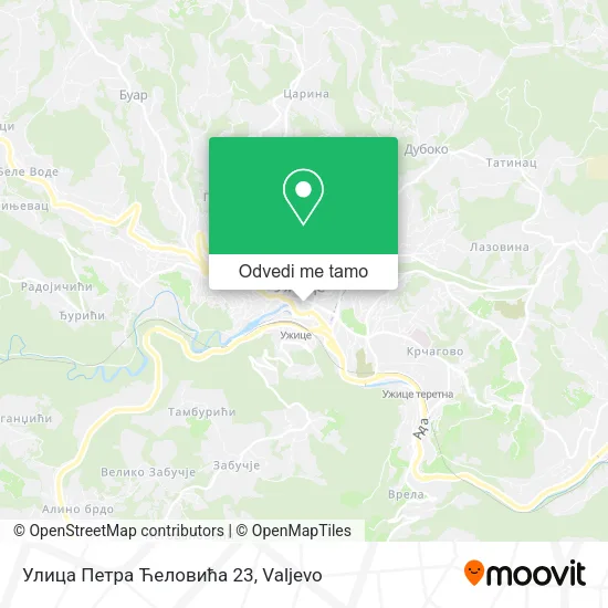 Улица Петра Ћеловића 23 mapa