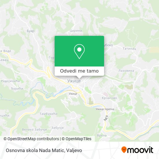 Osnovna skola Nada Matic mapa