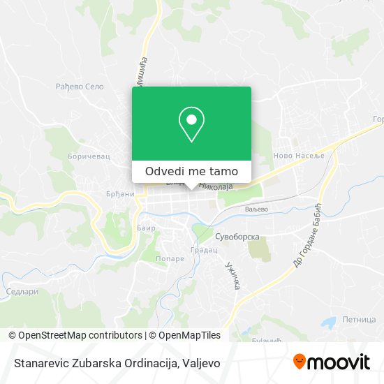 Stanarevic Zubarska Ordinacija mapa