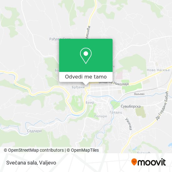 Svečana sala mapa