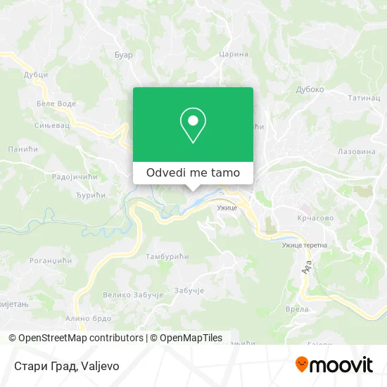 Стари Град mapa