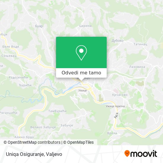 Uniqa Osiguranje mapa