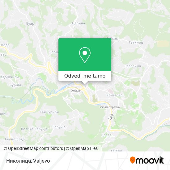 Николица mapa