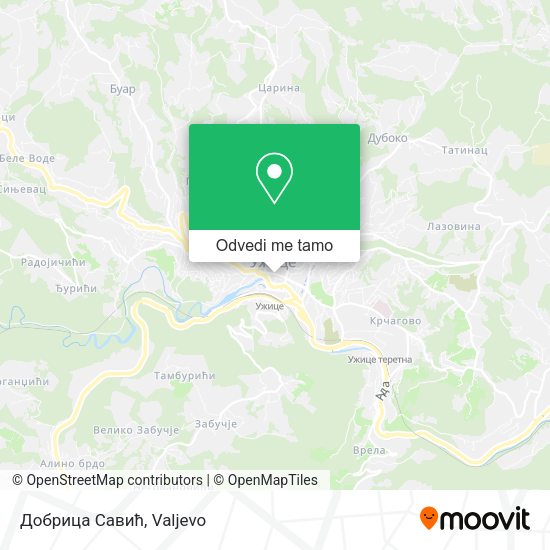 Добрица Савић mapa