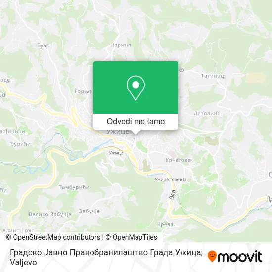 Градско Јавно Правобранилаштво Града Ужица mapa