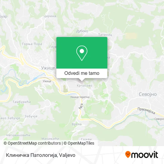 Клиничка Патологија mapa